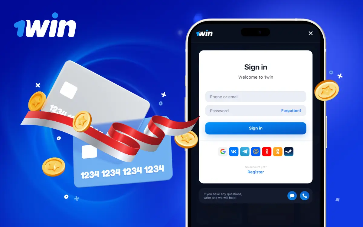 1win login process